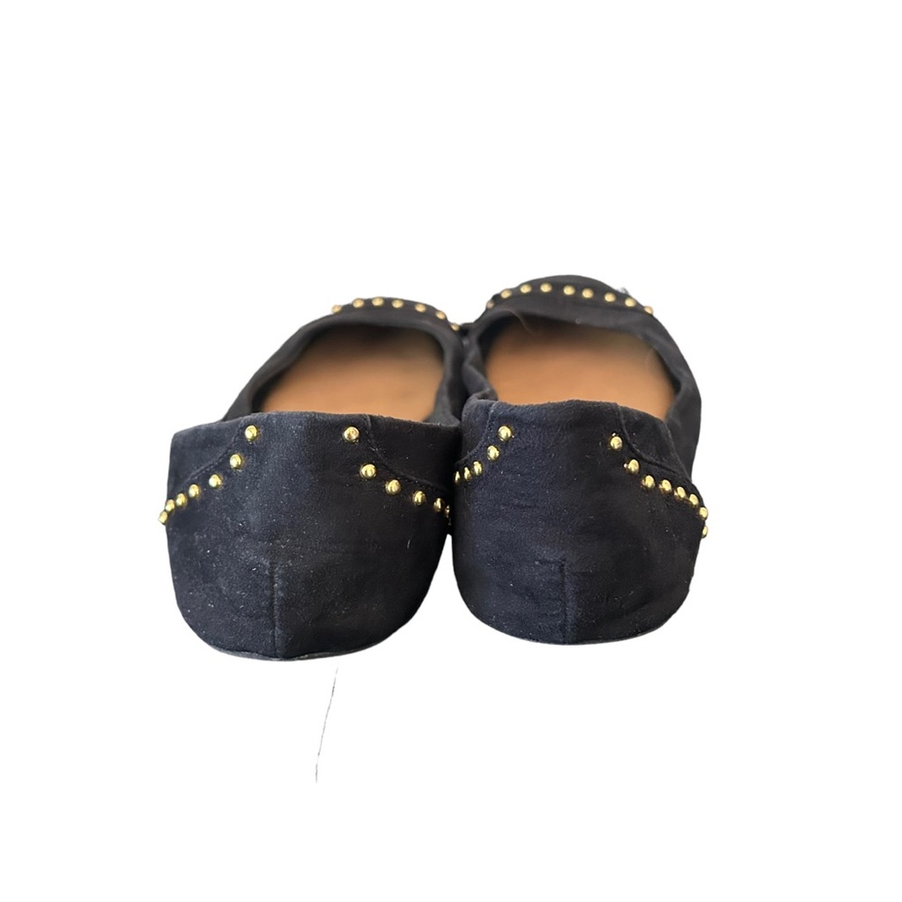 Merona Women’s Black Textile Slip On Studded Ballet Flats Size 9.5 - Picture 10 of 12